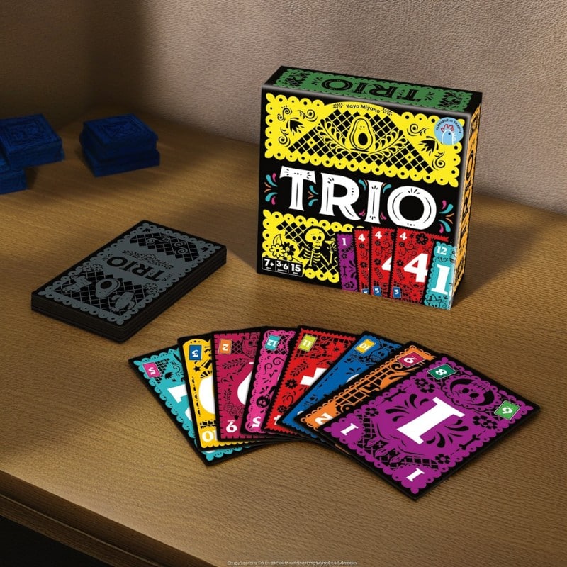 jeu trio carte